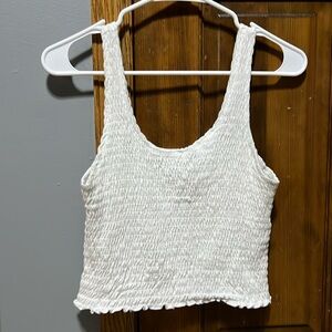*Hollister White Tank Top